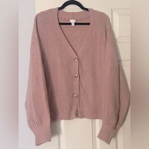Topshop diamond stitch cardigan